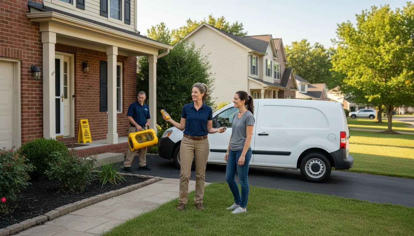 Water restoration image for Home Water Damage Repair in Lewis Center, OH
